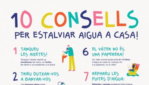 petits consells per estalviar aigua a casa vostra