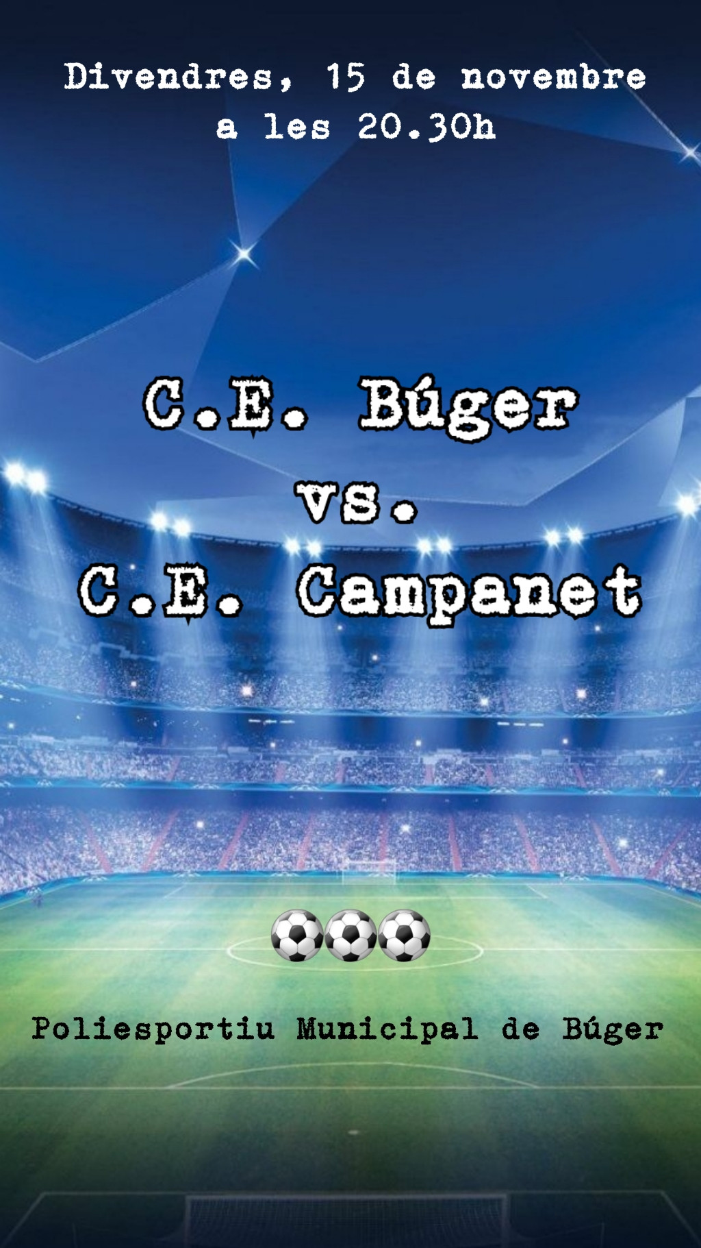 CE Búger vs CE Campanet