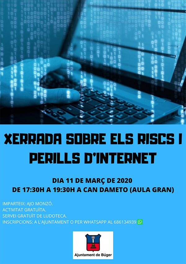 Xerrada sobre els riscs i perills d'internet