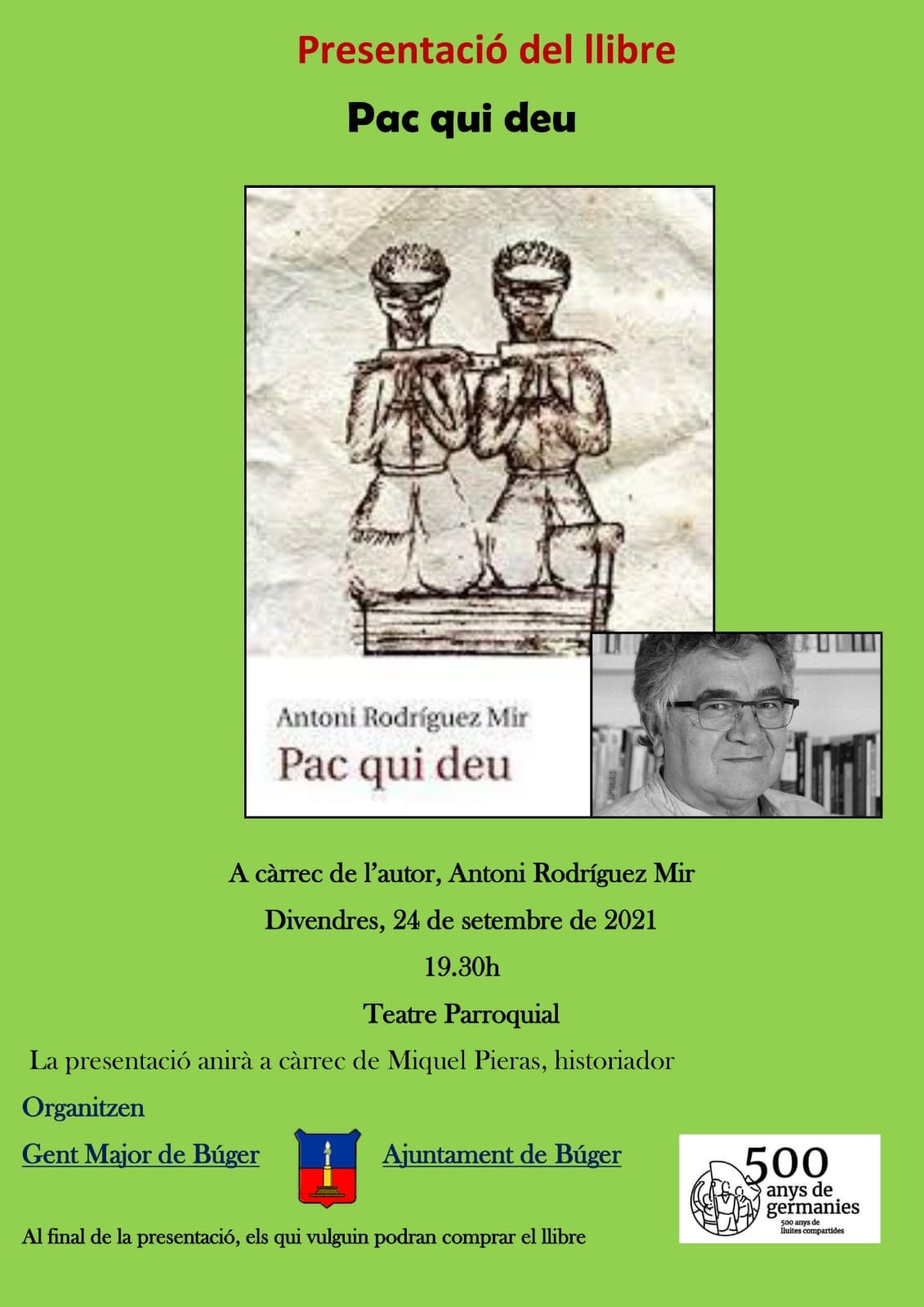 Presentació del llibre "Pac qui deu"