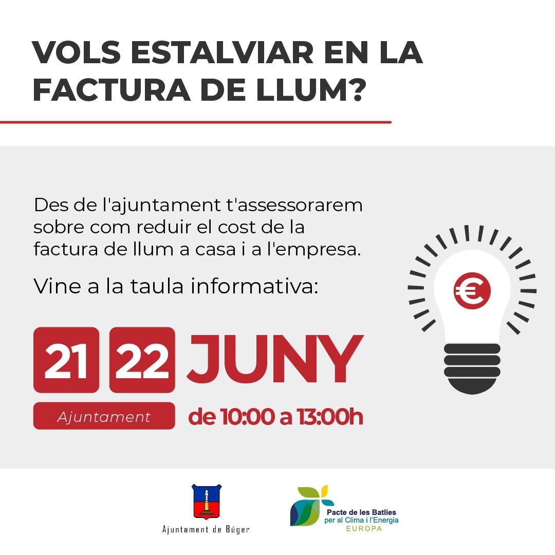 estalviar en la facutra de llum