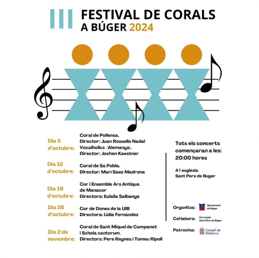 III Festival de corals a Búger