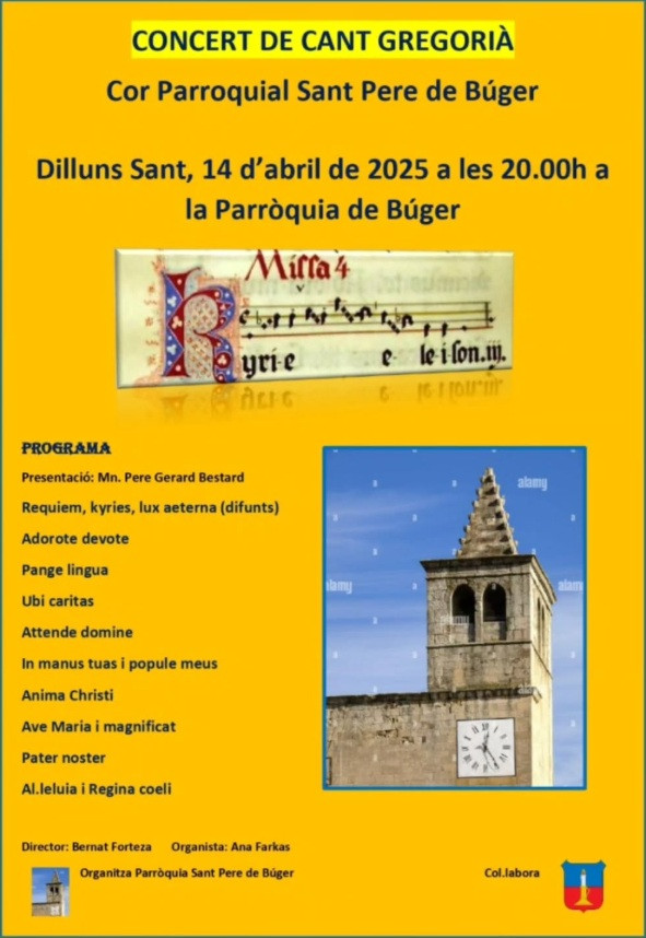 CONCERT DE CANT GREGORIÀ