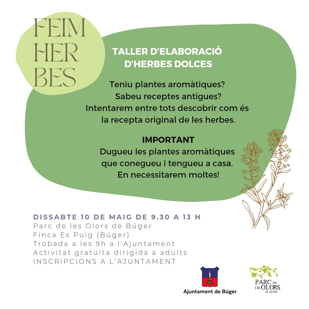 Taller d'elaboració d'herbes dolces
