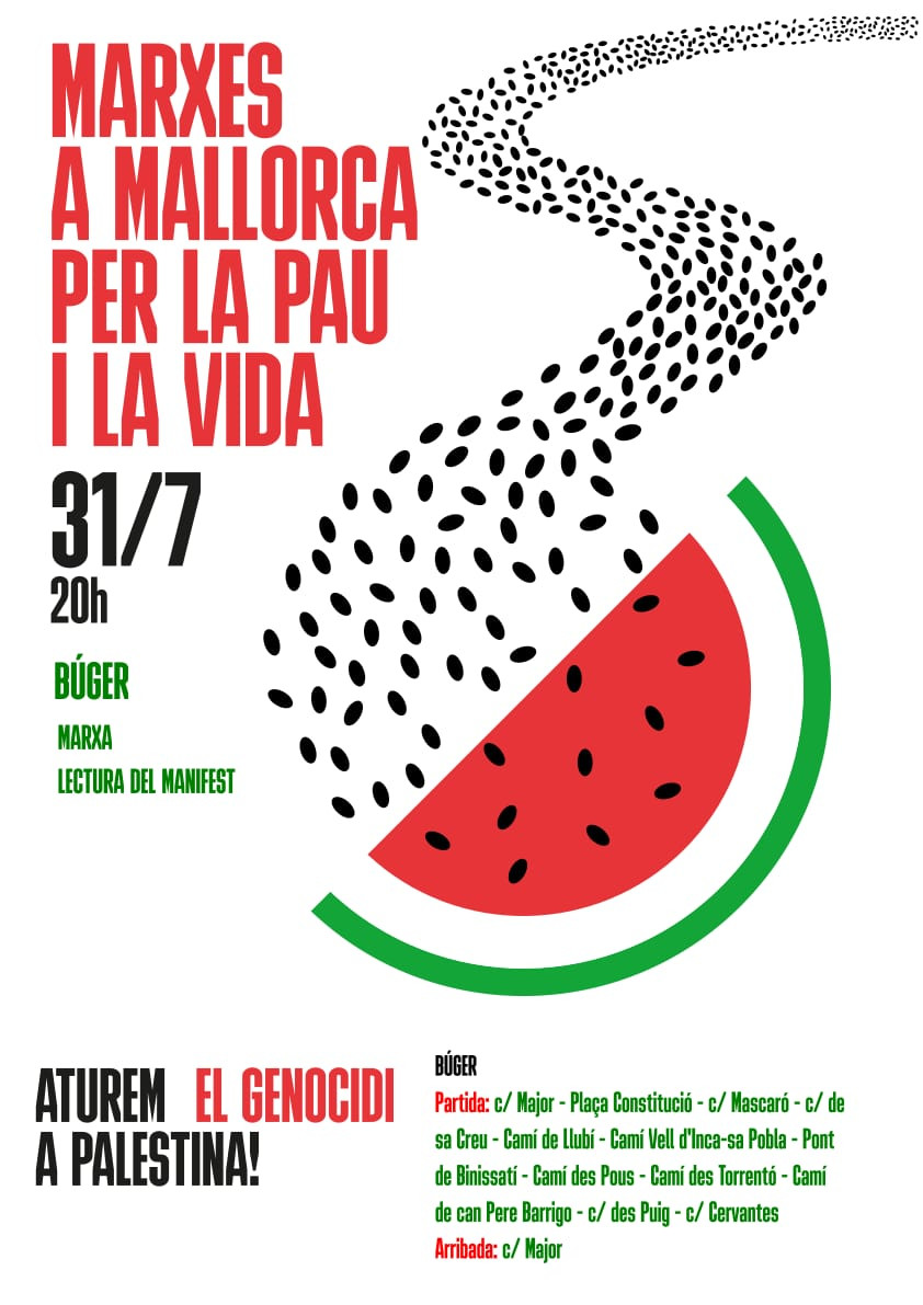 Marxes a Mallorca per la pau i la vida