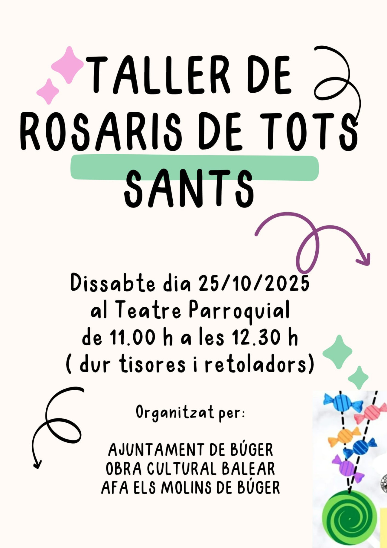 Taller de rosaris de Tots Sants