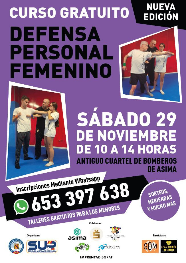 Curso de defensa personal femenina