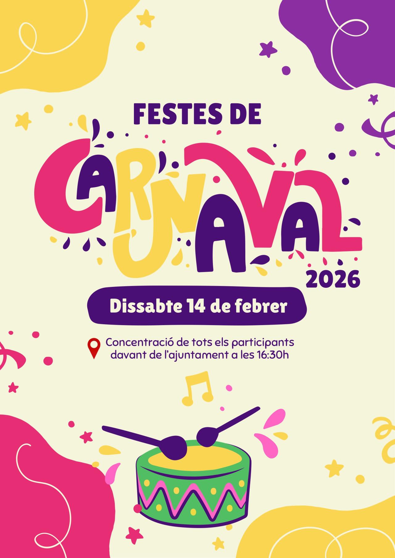 festes de carnaval 2026