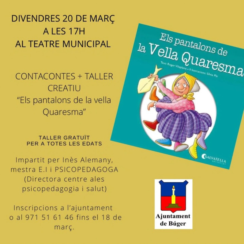 Contacontes i taller creatiu