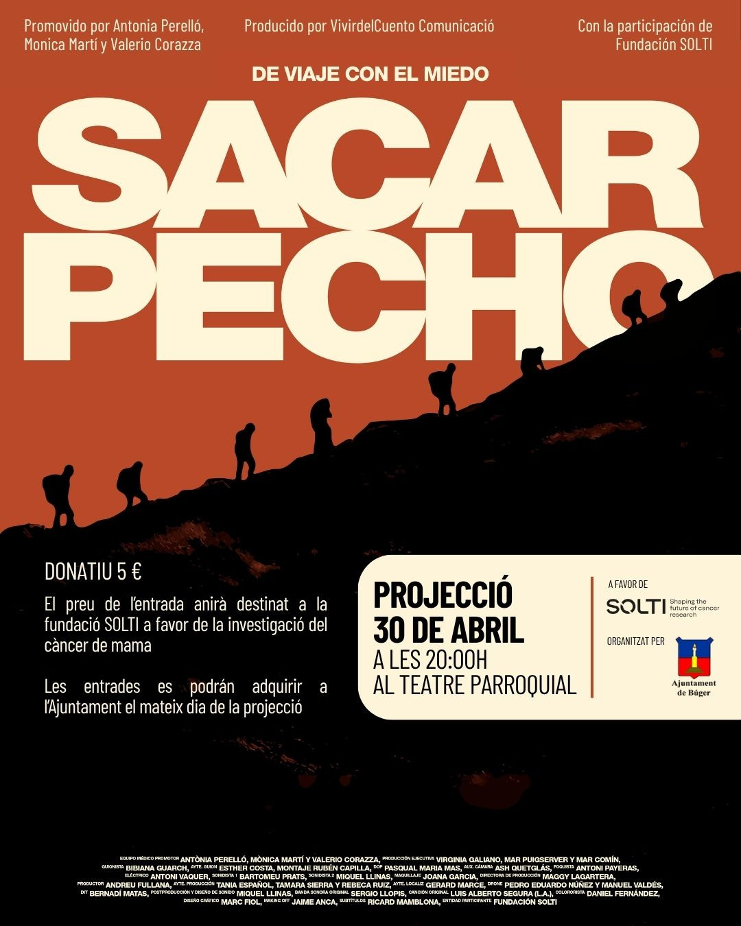 PROJECCIÓ "SACAR PECHO"
