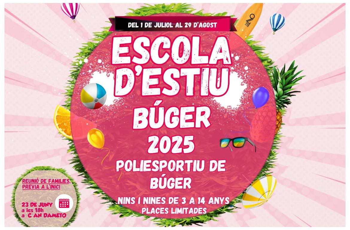 ESCOLA ESTIU BÚGER