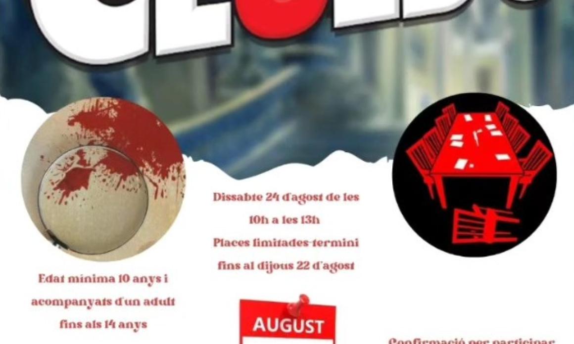GIMCANA TEMÀTICA INSPIRADA EN EL JOC CLUEDO