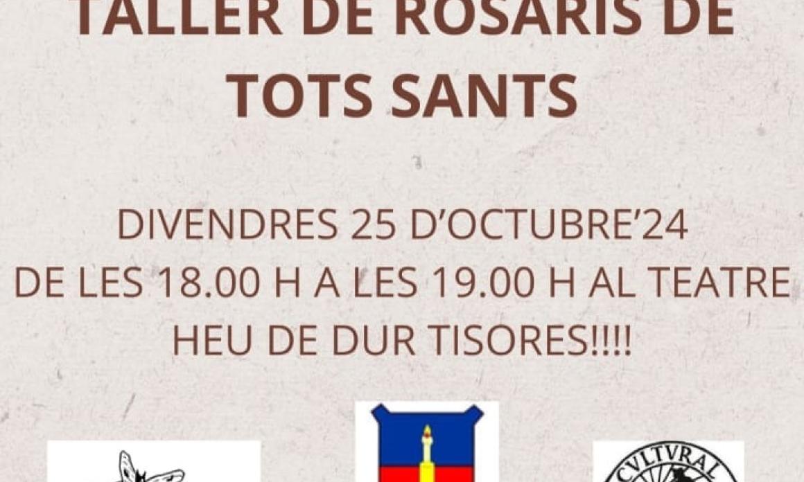 Taller de rosaris de Tots Sants