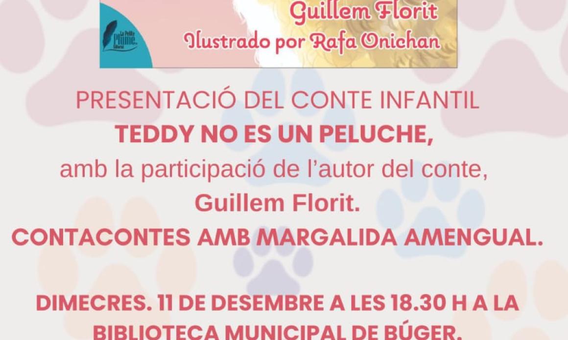 Presentació del conte infantil "Teddy no es un peluche"