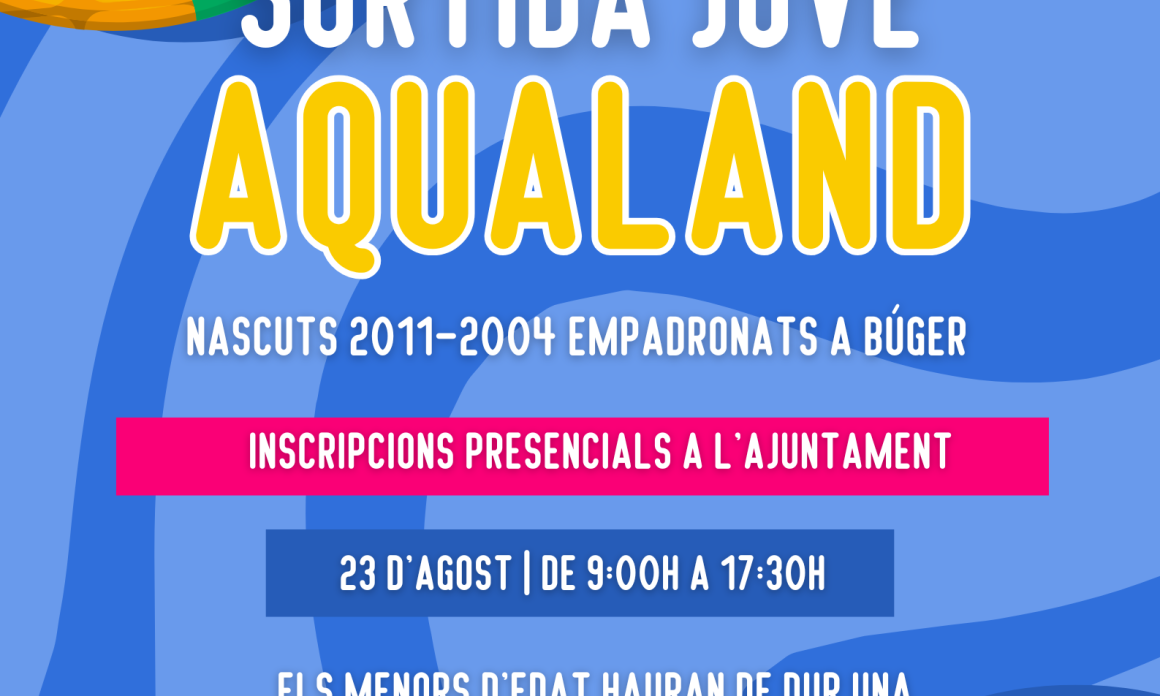 Sortida jove Aqualand
