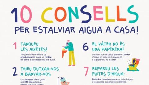 petits consells per estalviar aigua a casa vostra
